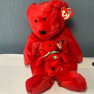 OSITO MEXICAN BEANIE BABY BUNDLE BIG AND TEENIE WITH TAGS 1999‎